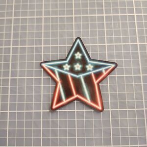10 for $10 Sticker Neon Cartoon Graffiti  Vibrant Colors American Star